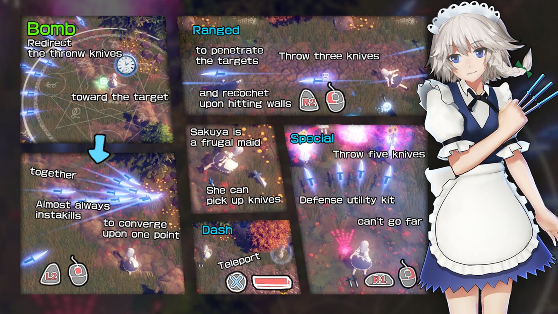 The Disappearing of Gensokyo: Sakuya, Koishi, Suika screenshot 2