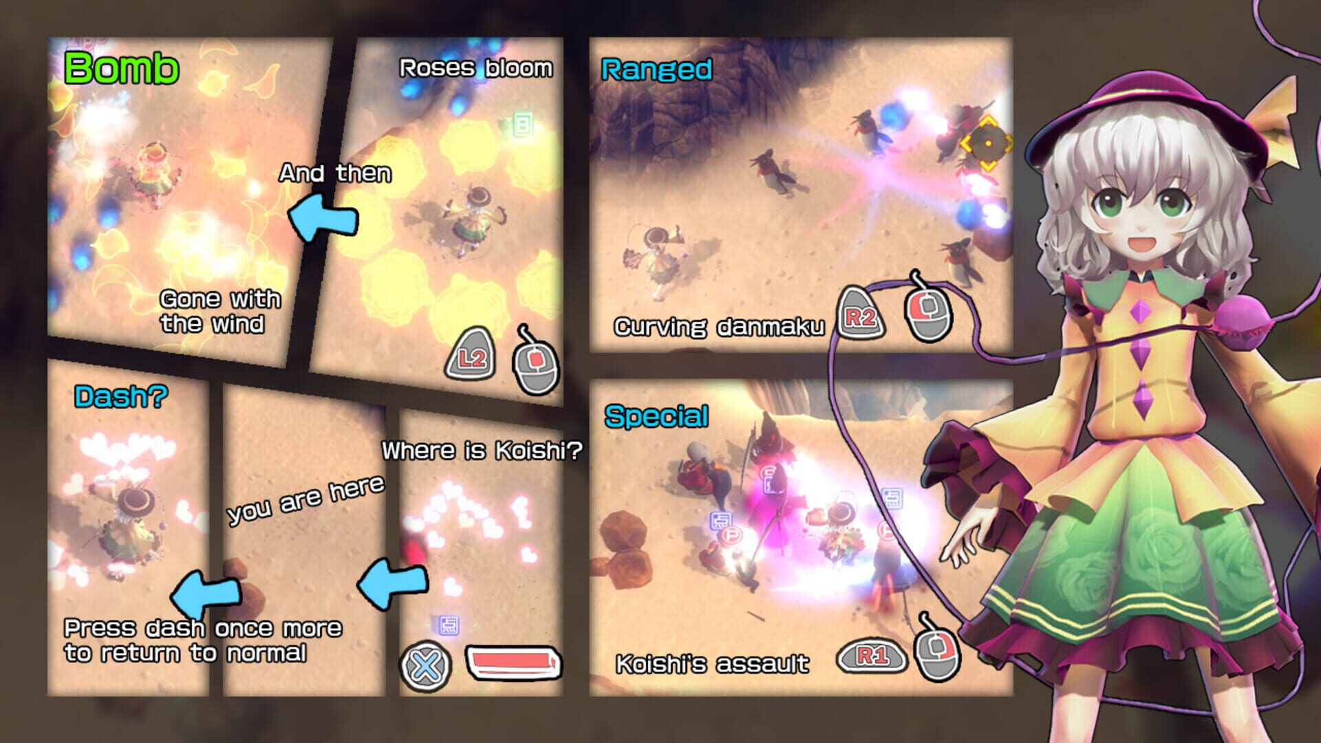 The Disappearing of Gensokyo: Sakuya, Koishi, Suika screenshot 4