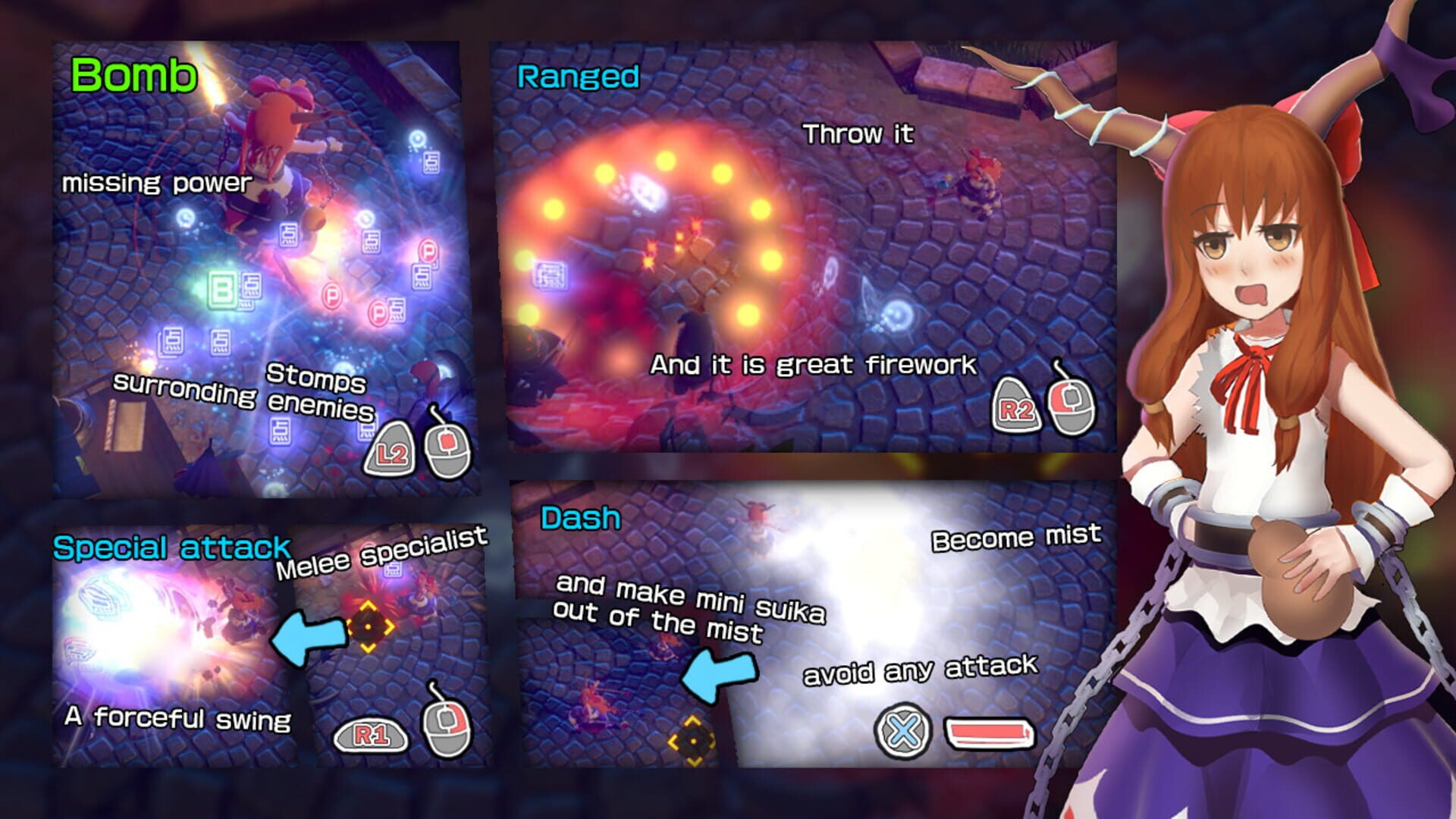 The Disappearing of Gensokyo: Sakuya, Koishi, Suika screenshot 6