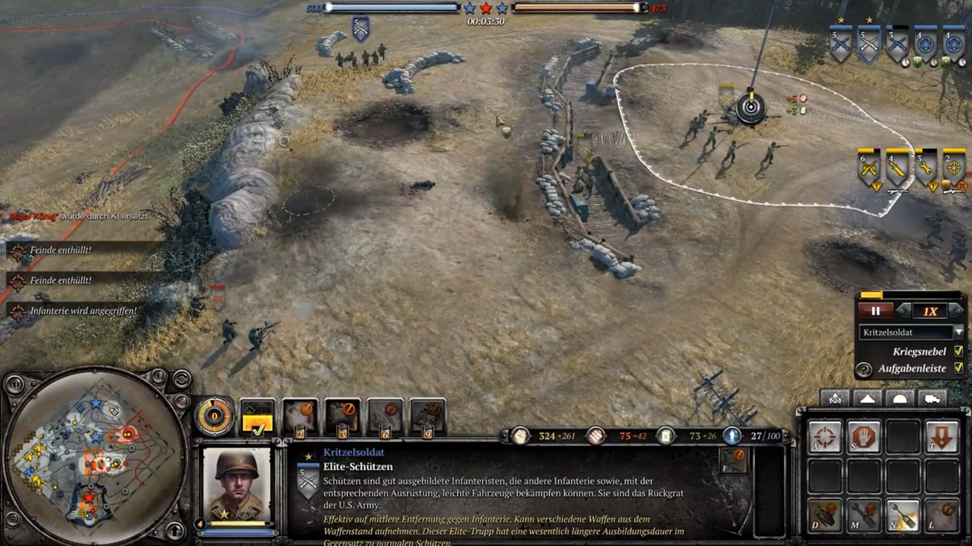 Company of Heroes 2: US Forces Commander - Rifle Company screenshot 2