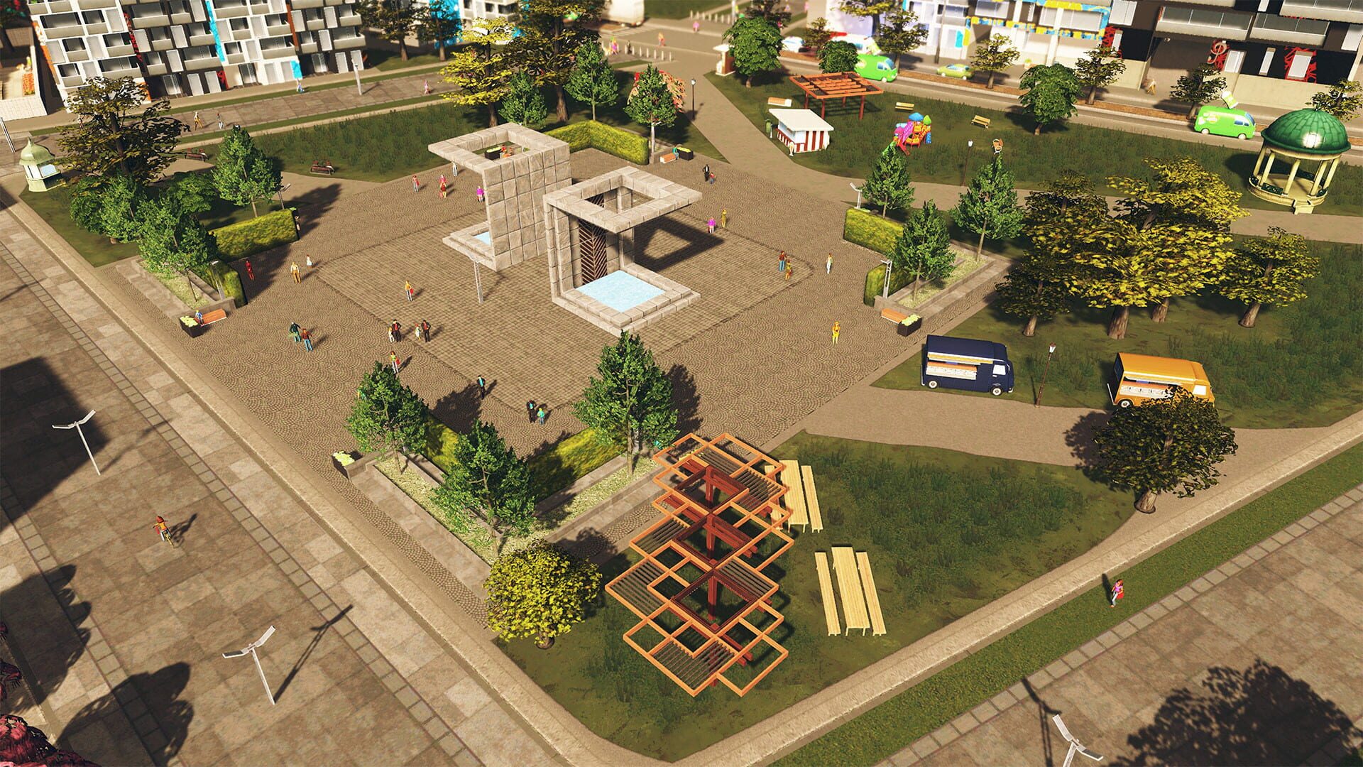 Cities: Skylines - Plazas & Promenades screenshot 15