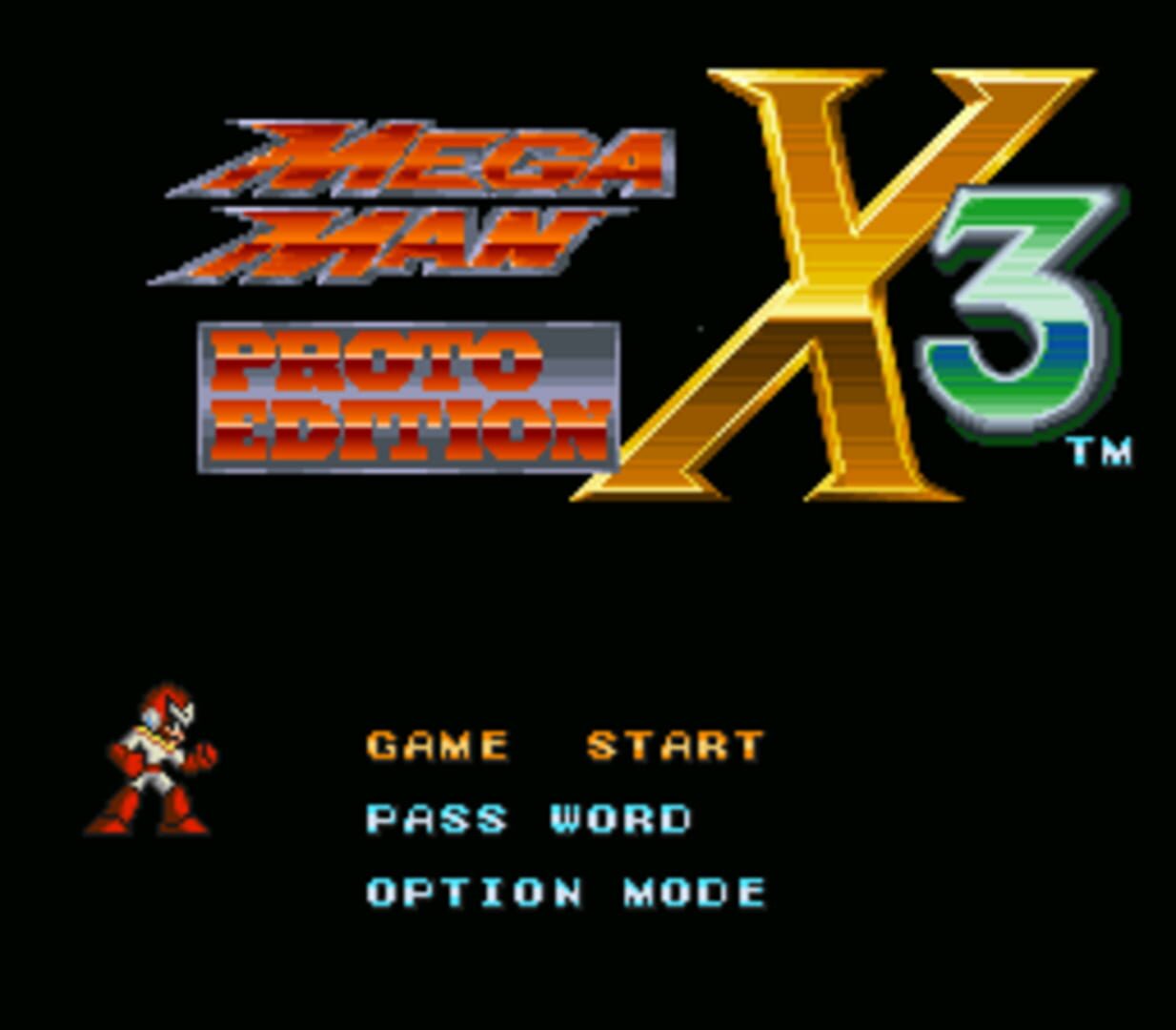 Mega Man X3: Proto Edition screenshot 1