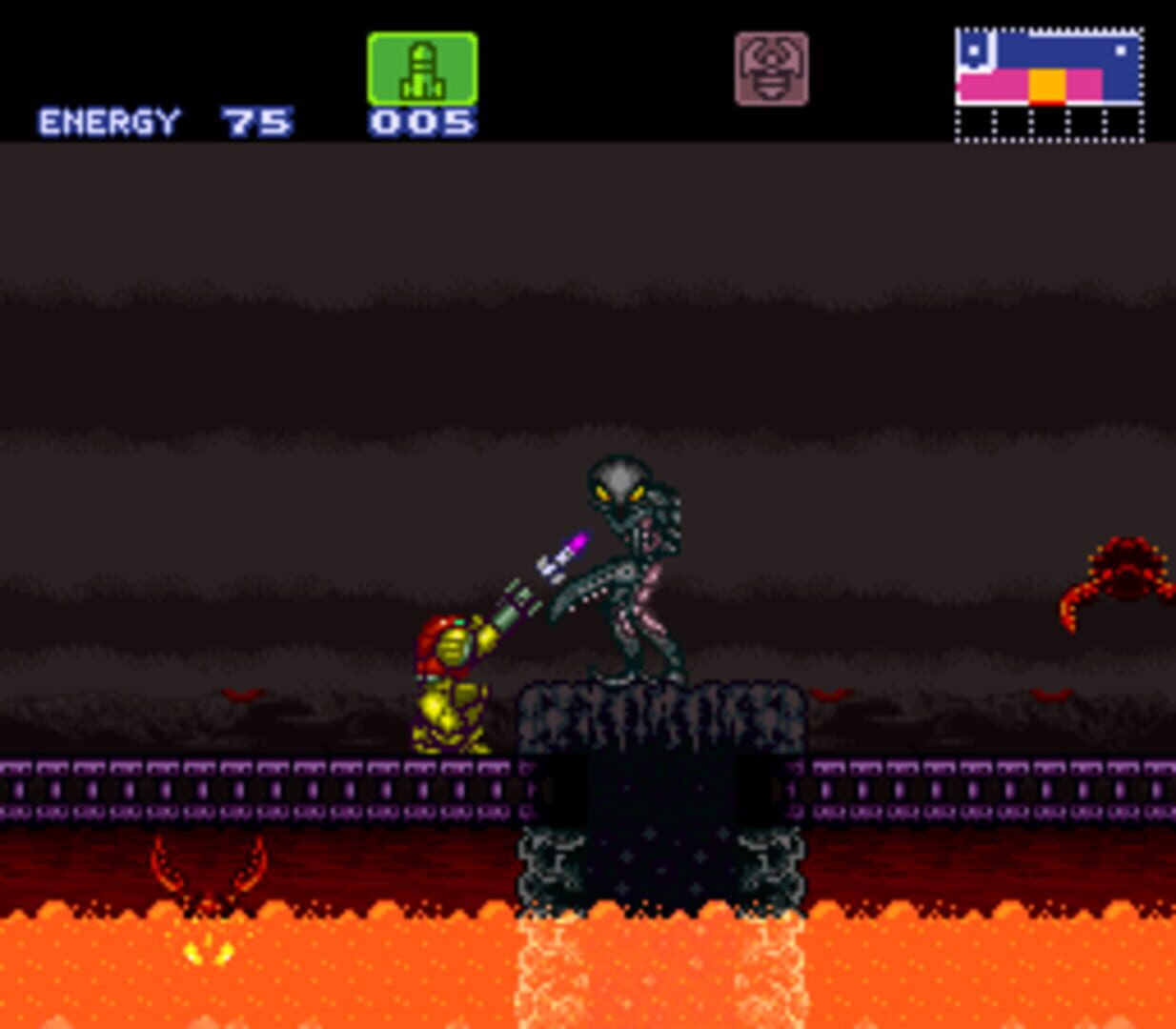 Super Metroid: Hotlands screenshot 1