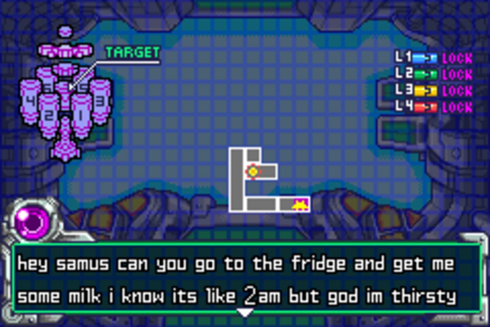 Samus Goes to the Fridge to Get a Glass of Milk screenshot 2
