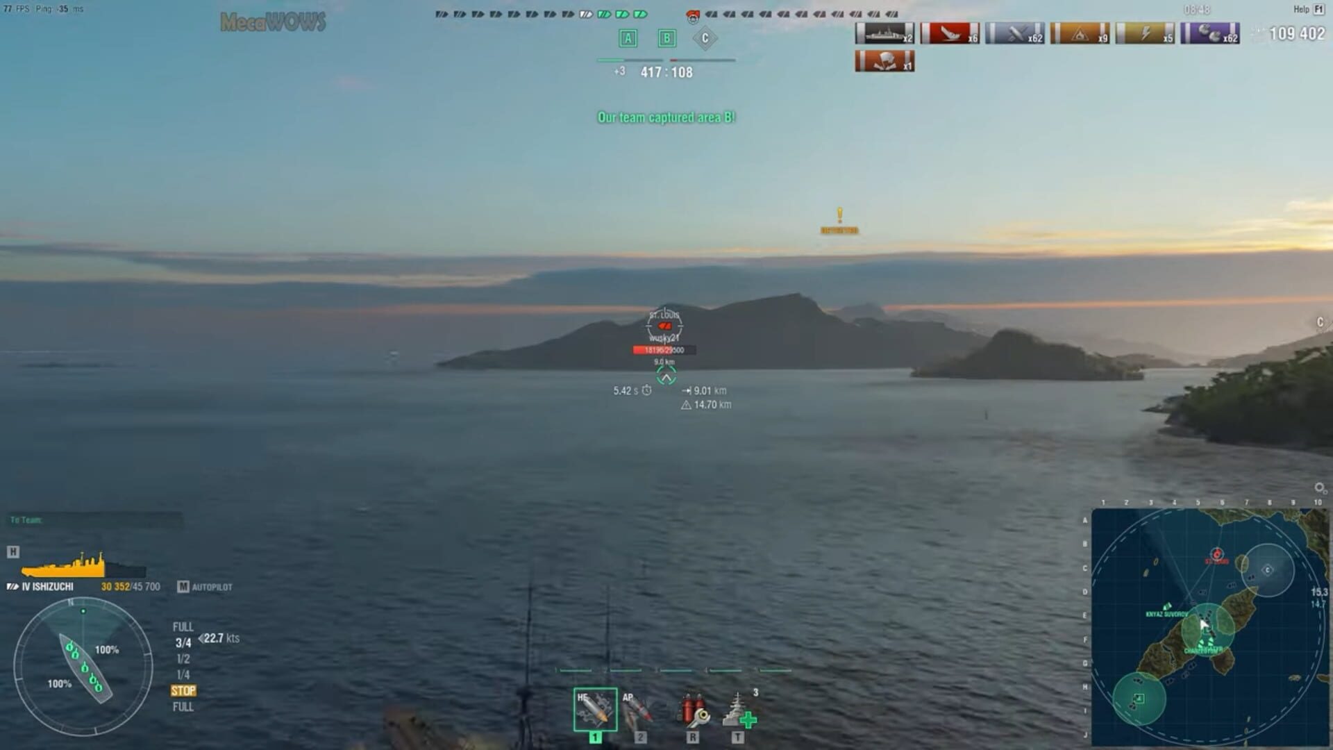 World of Warships: Starter Pack - Ishizuchi screenshot 3