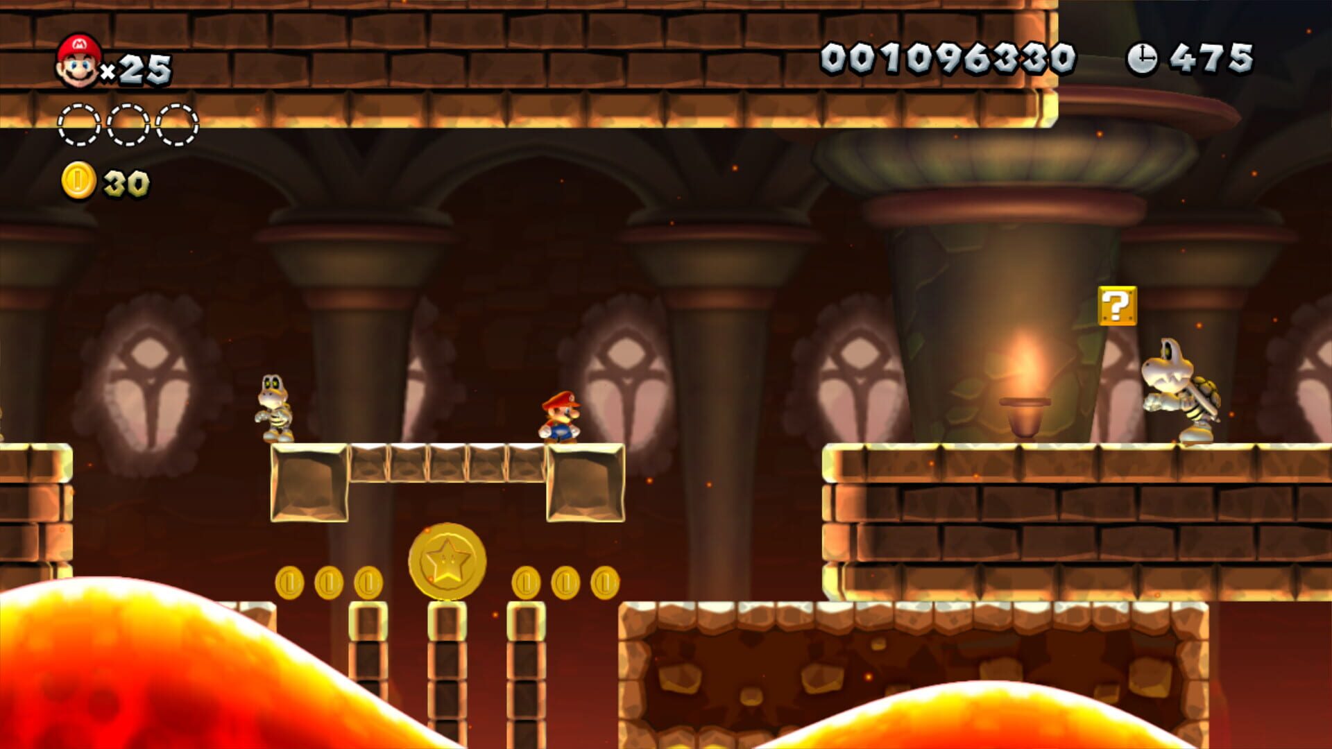 New Super Mario Bros. U but the Floor is Lava screenshot 2