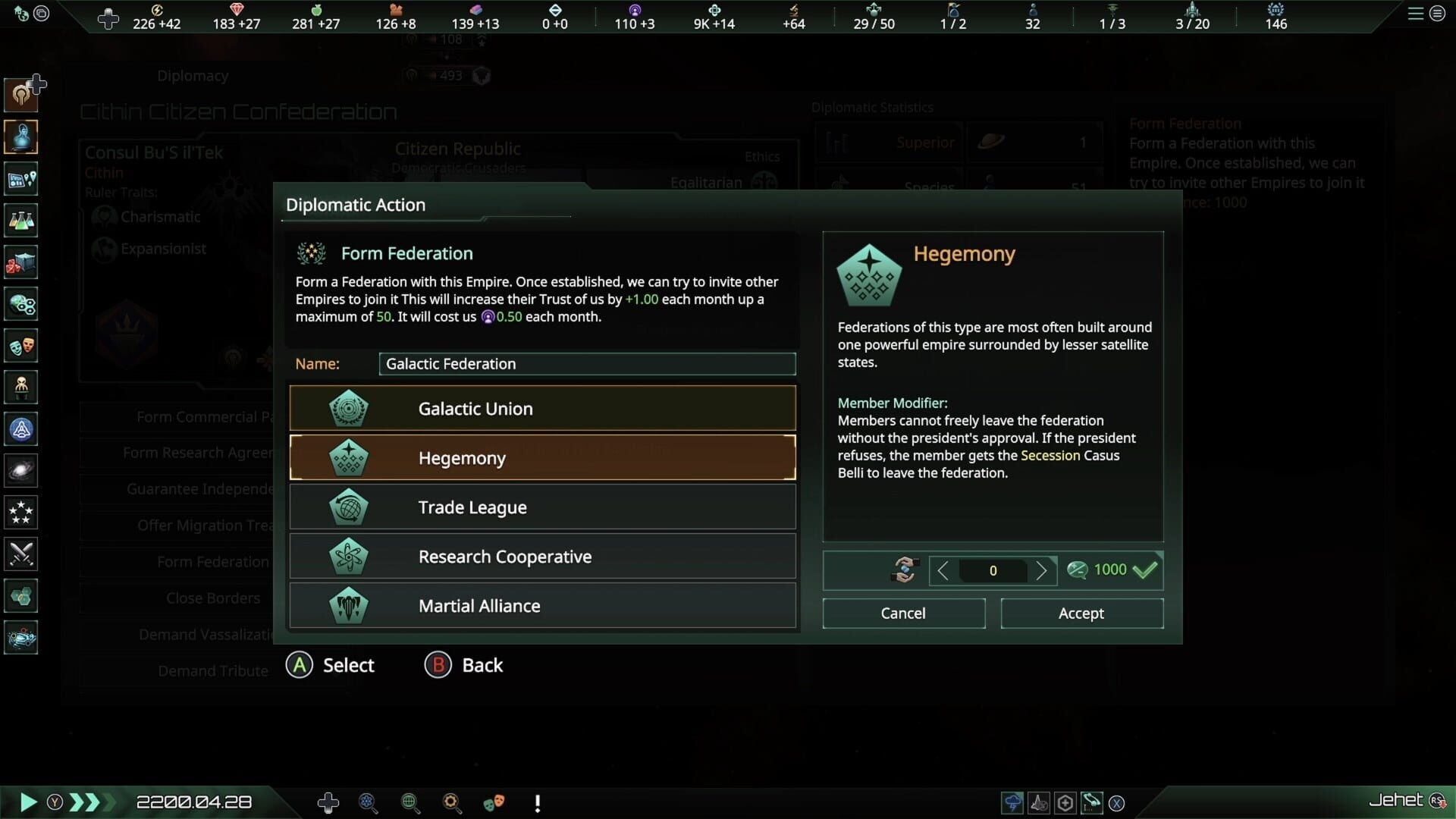 Stellaris: Console Edition - Federations screenshot 2