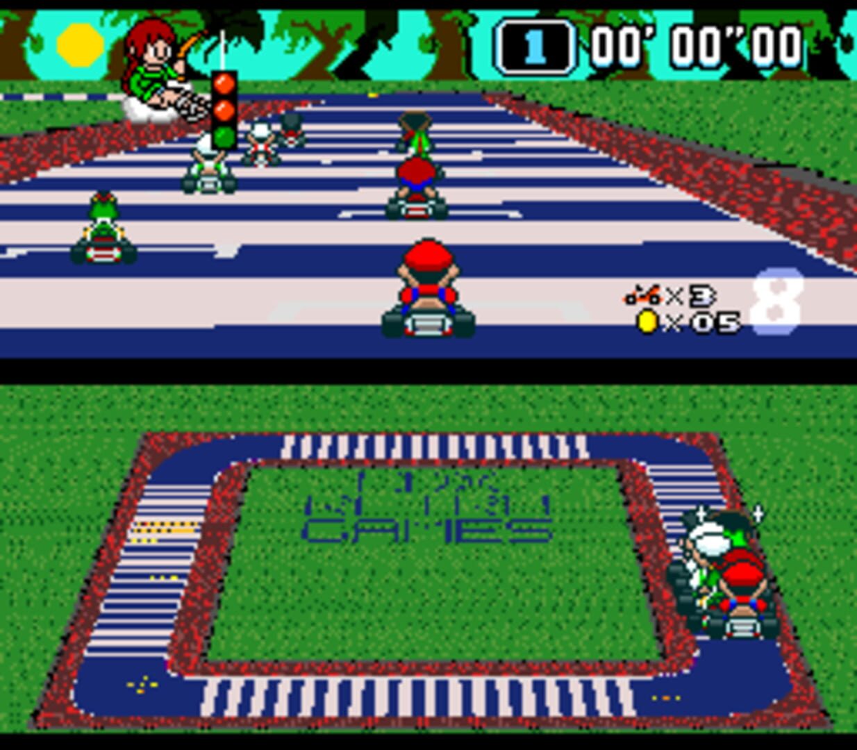 Super Mario Kart Featuring Retro HD & CDX screenshot 1