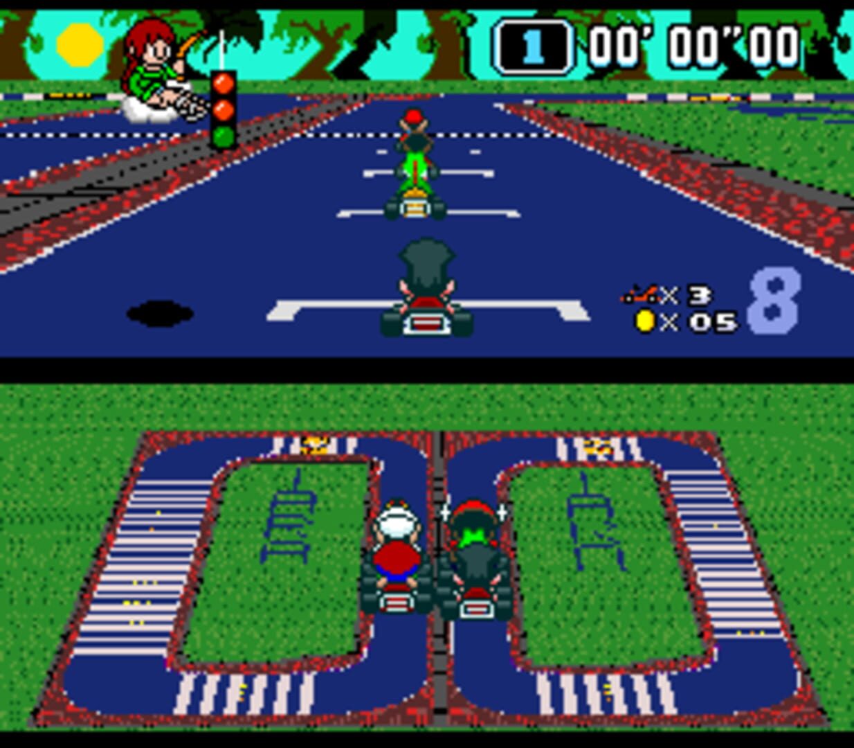 Super Mario Kart Featuring Retro HD & CDX screenshot 2