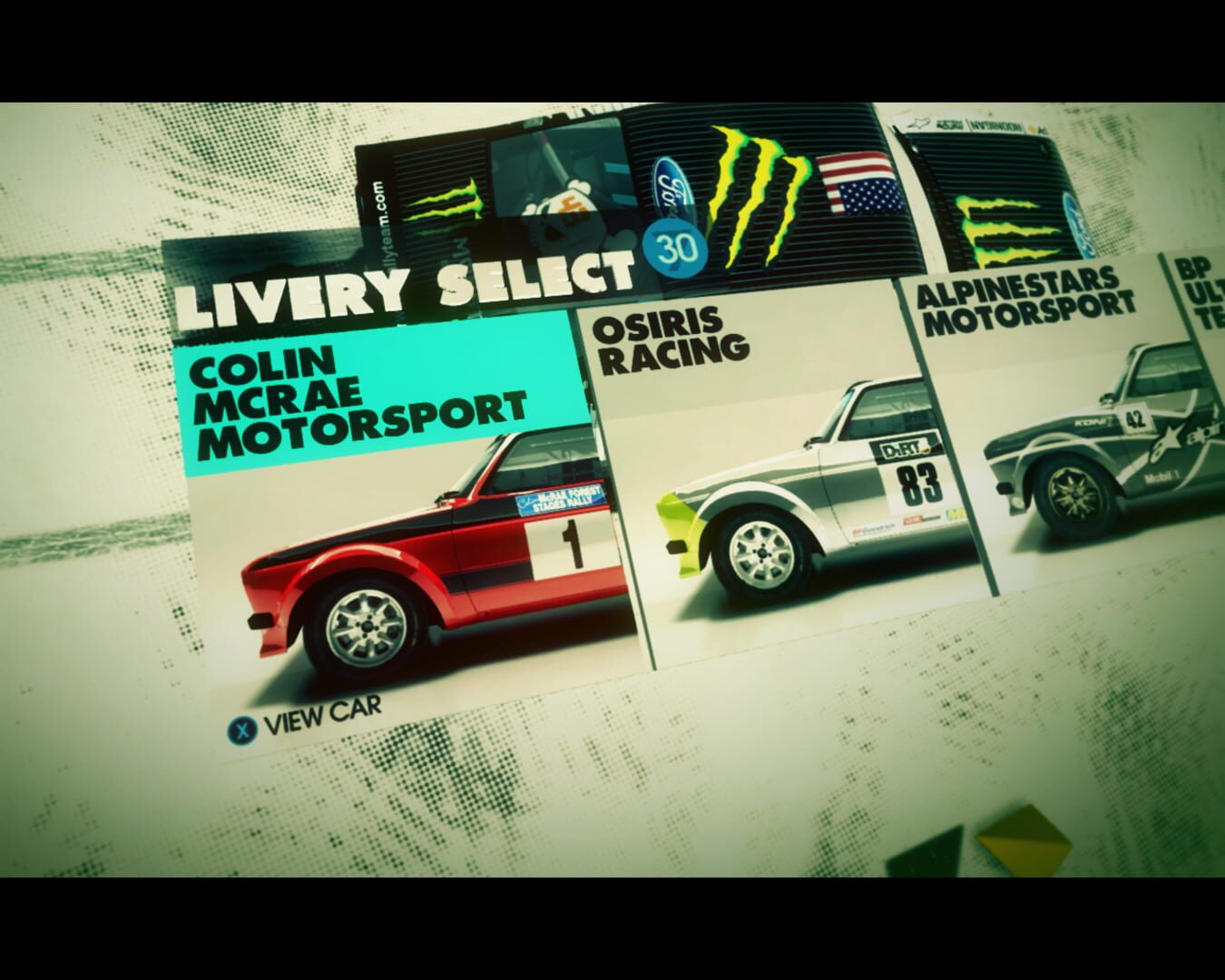 Dirt 3: Colin McRae Vision Charity Pack screenshot 1