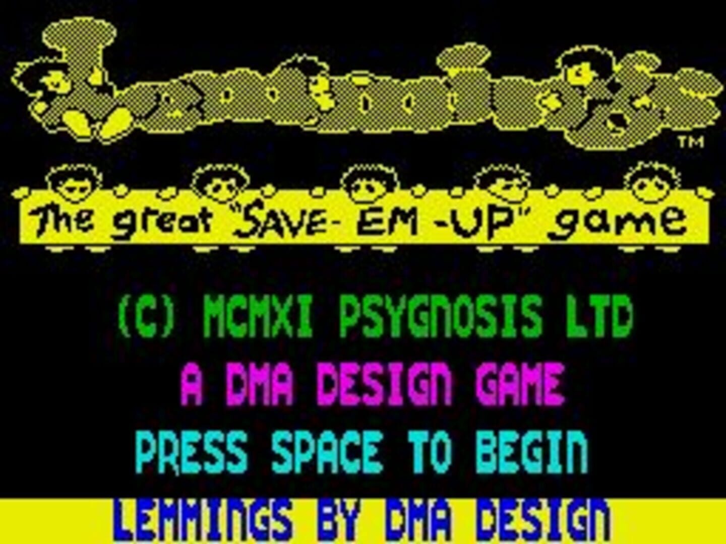 Lemmings screenshot 1