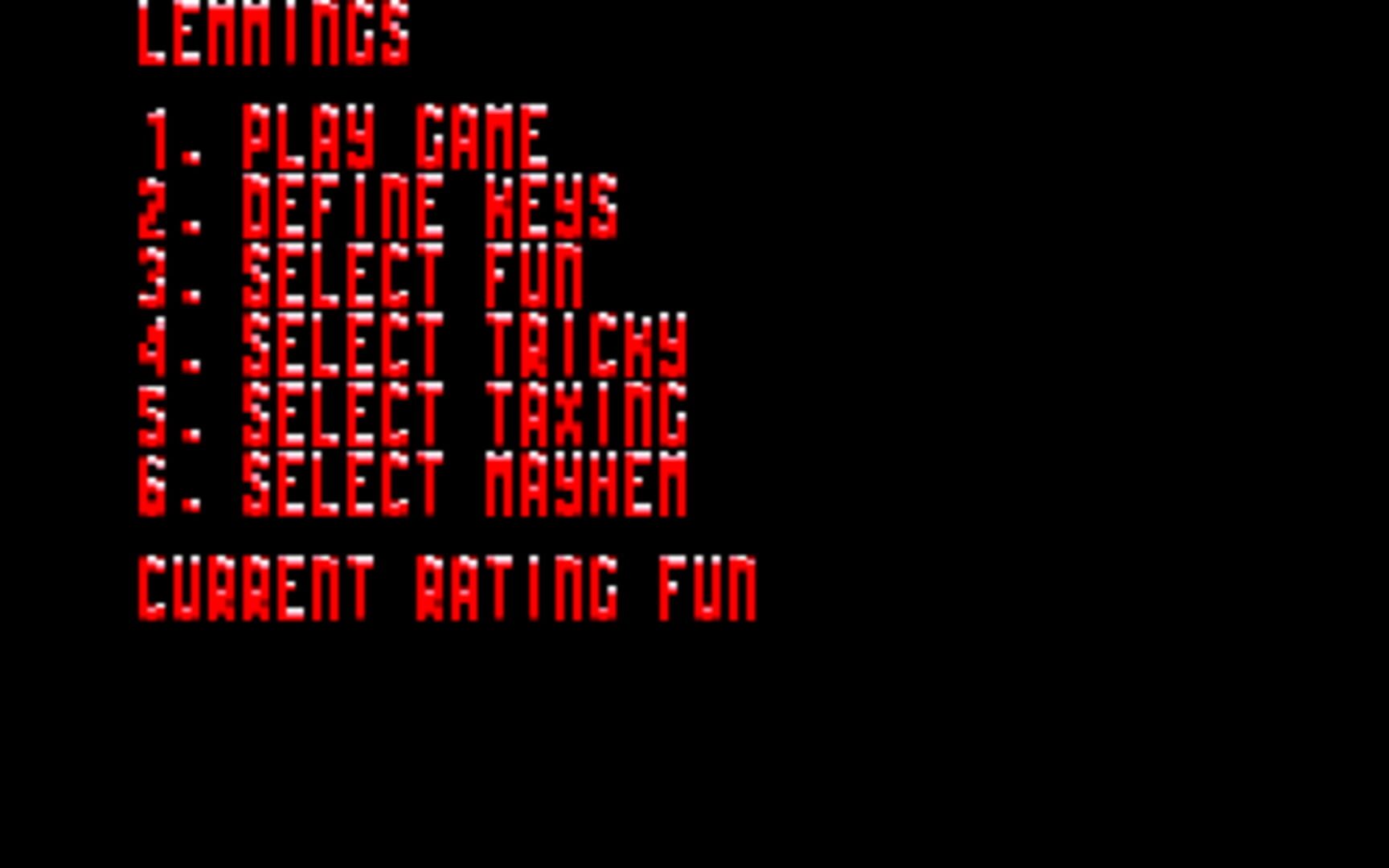 Lemmings screenshot 2
