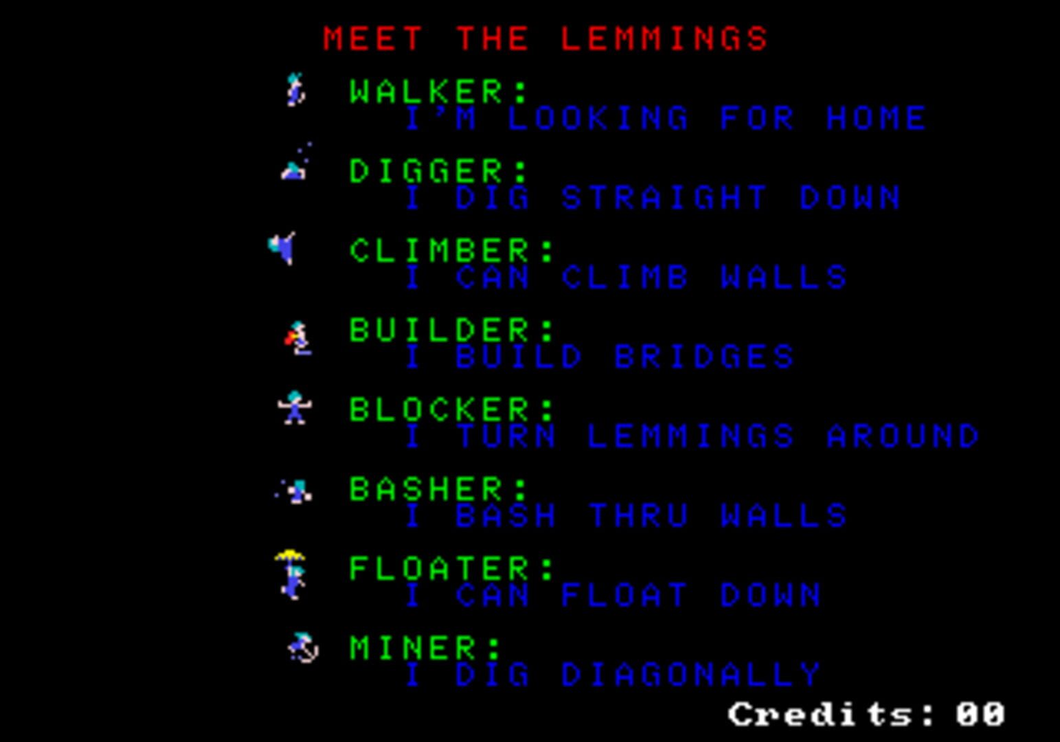 Lemmings screenshot 3