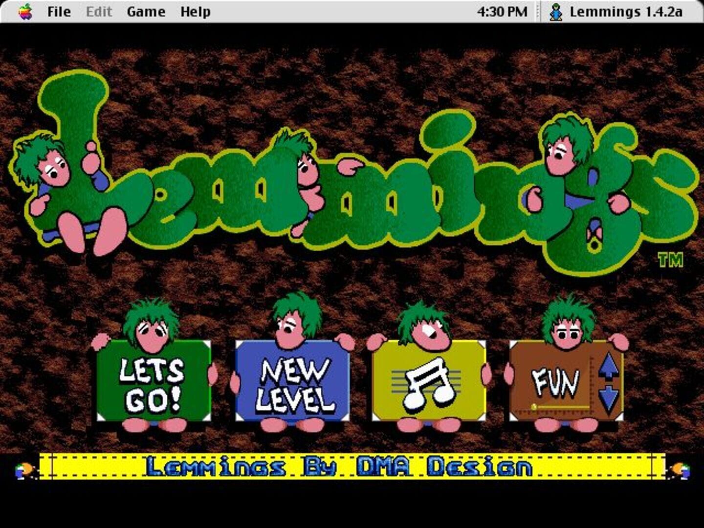 Lemmings screenshot 1