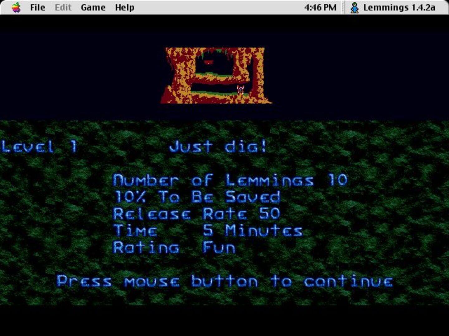 Lemmings screenshot 2