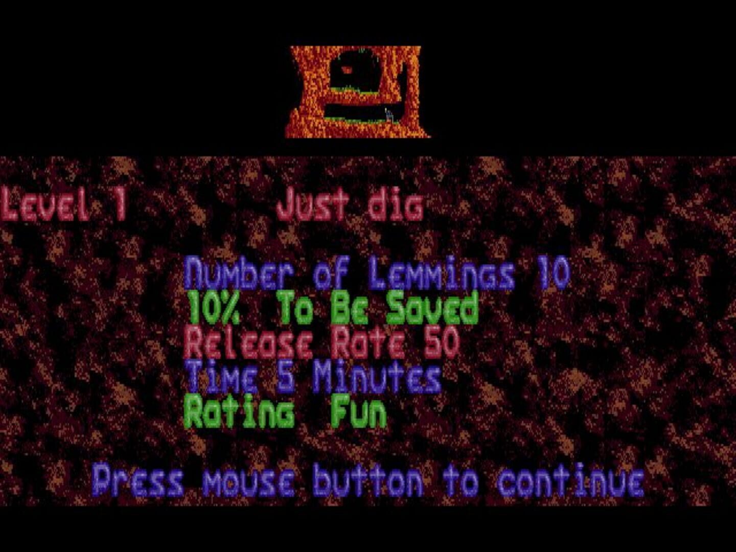 Lemmings screenshot 2