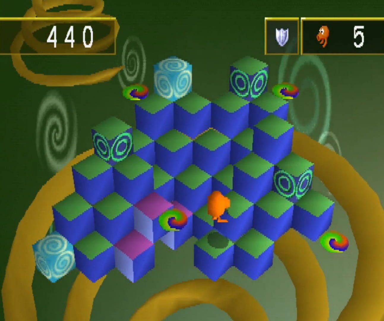 Q*bert screenshot 3