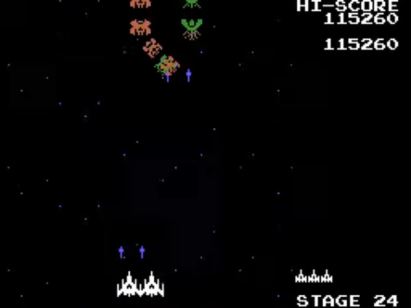 Sega-Galaga screenshot 1