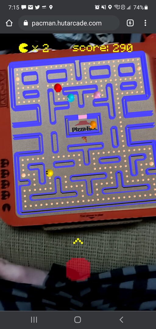 Pizza Hut Arcade: Pac-Man screenshot 1