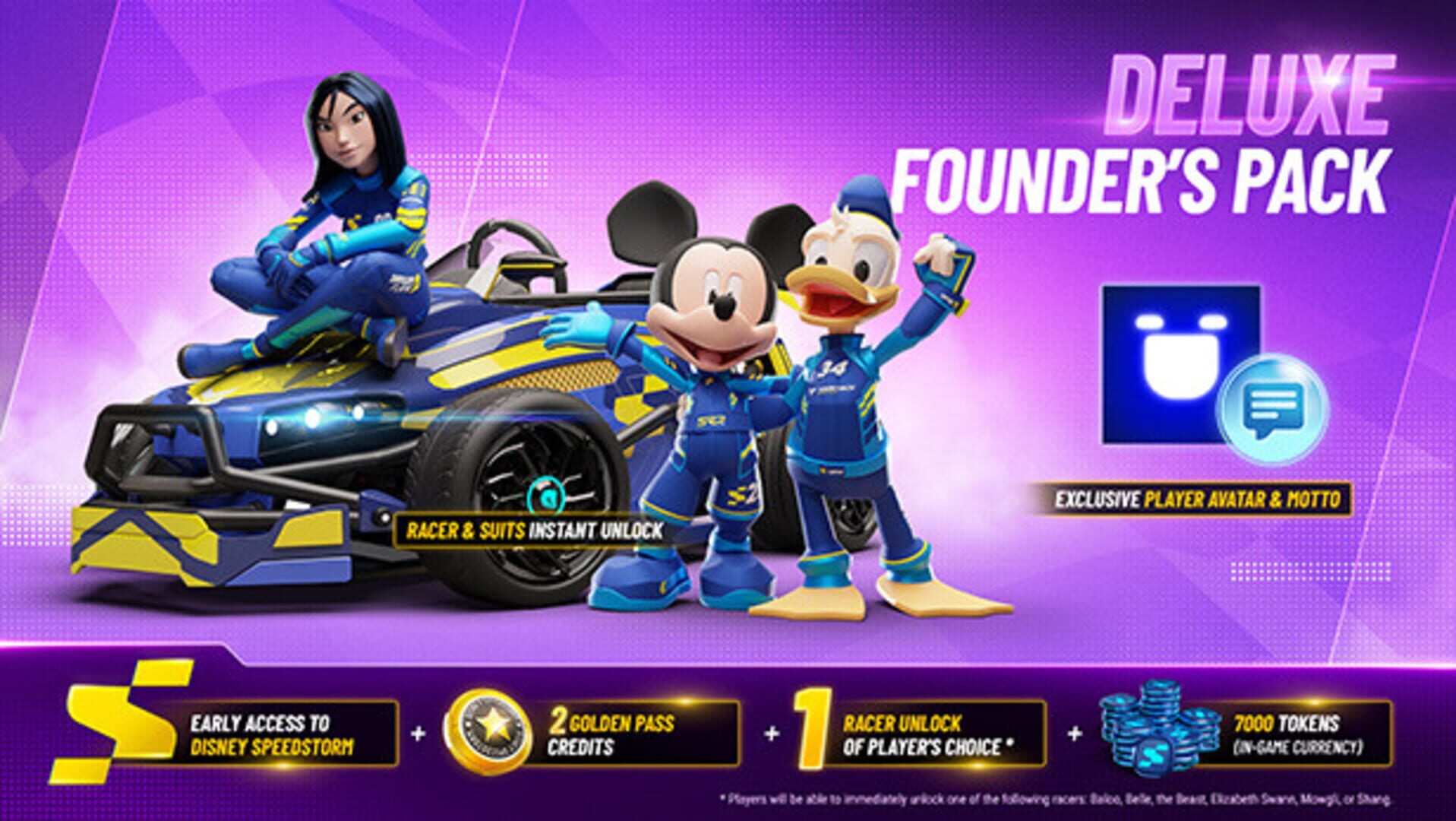 Disney Speedstorm: Deluxe Founder's Pack screenshot 1