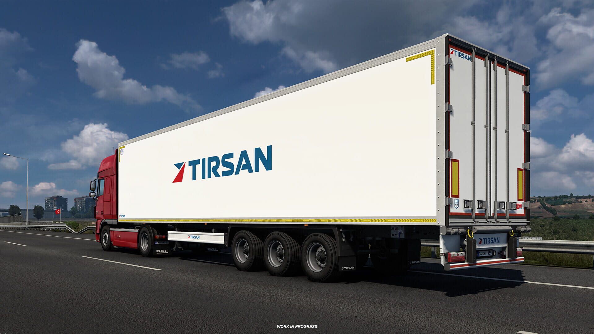 Euro Truck Simulator 2: Tirsan Trailer Pack screenshot 1