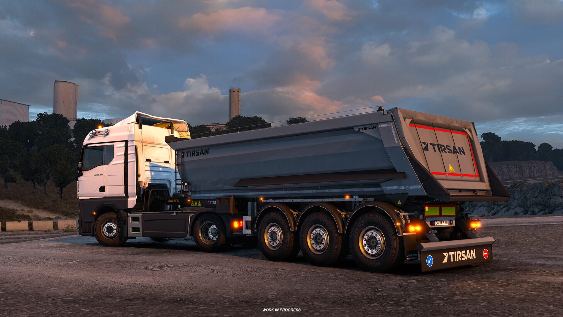 Euro Truck Simulator 2: Tirsan Trailer Pack screenshot 4