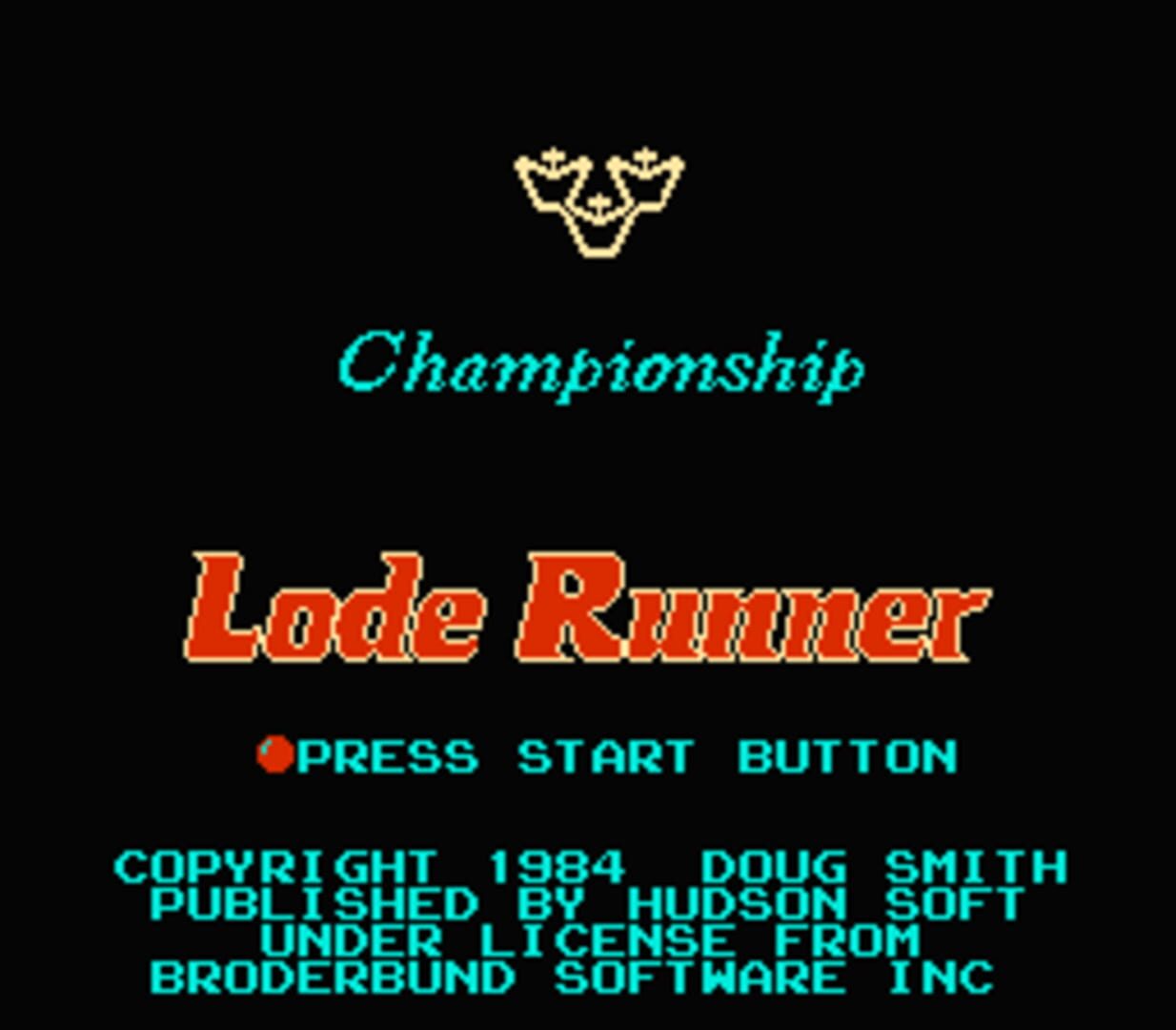 Championship Lode Runner screenshot 1