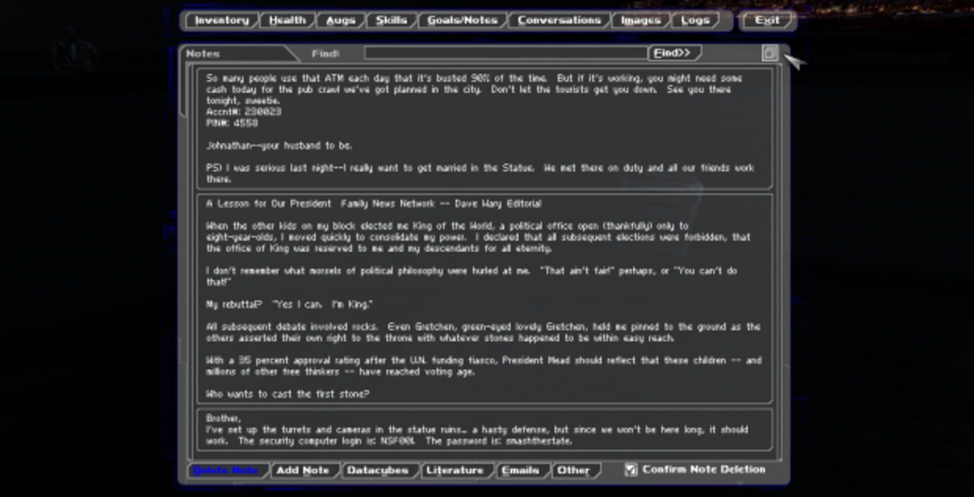 Deus Ex: Transcended screenshot 1