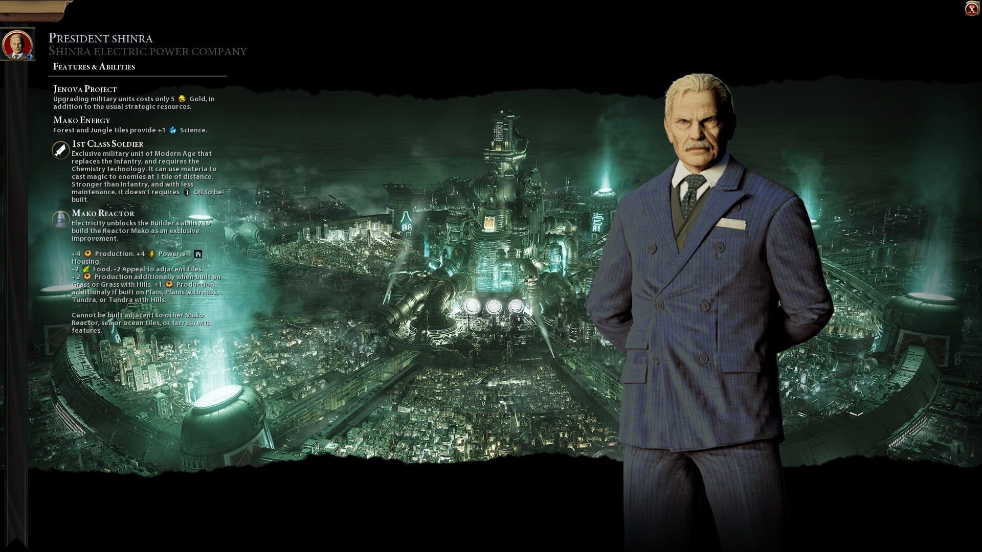 Sid Meier's Civilization VI: Shinra Pack screenshot 1