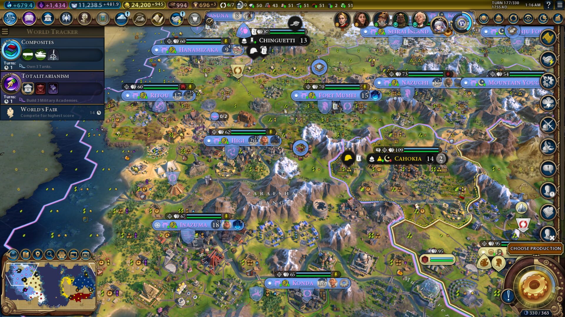 Sid Meier's Civilization VI: Liyue & Inazuma Pack screenshot 1
