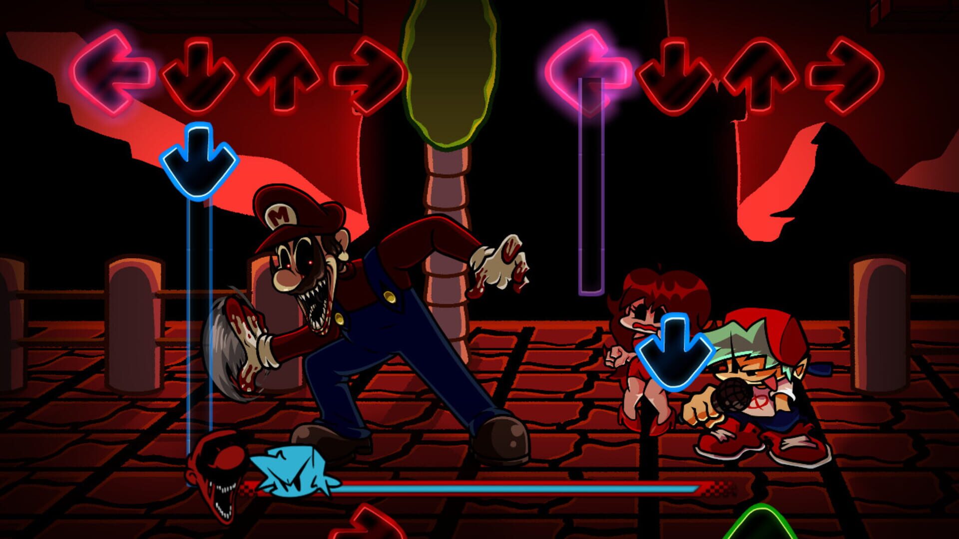 Friday Night Funkin': Mario's Madness v2 screenshot 1