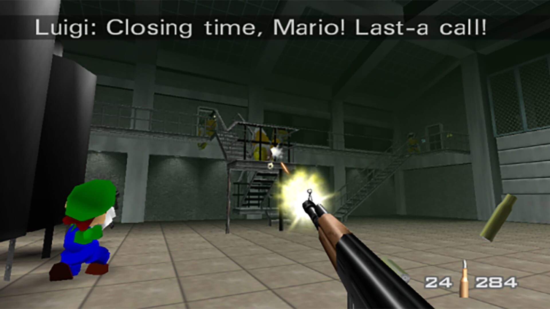 GoldenEye With Mario Characters screenshot 2