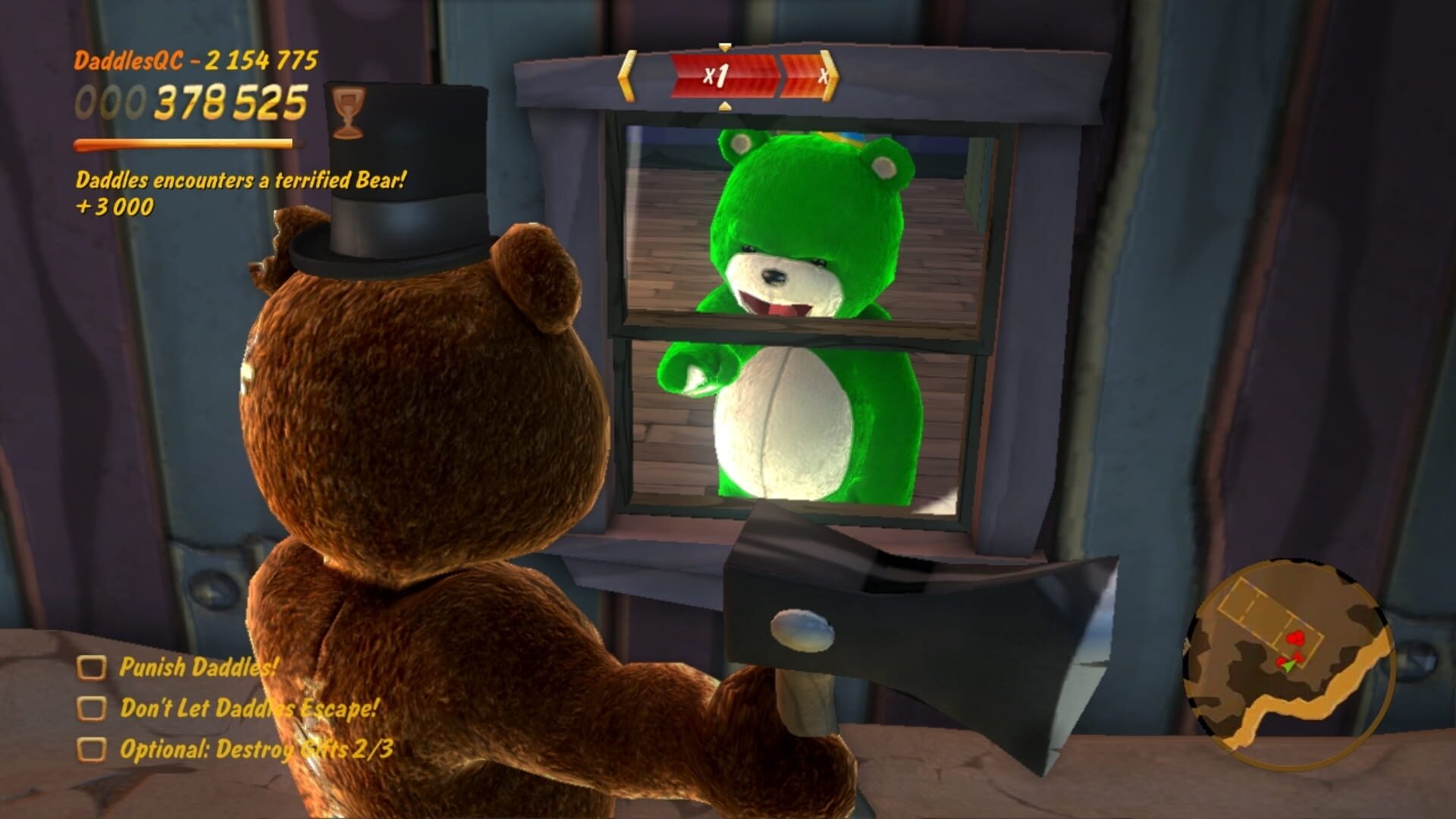 Naughty Bear: Gold Edition screenshot 3