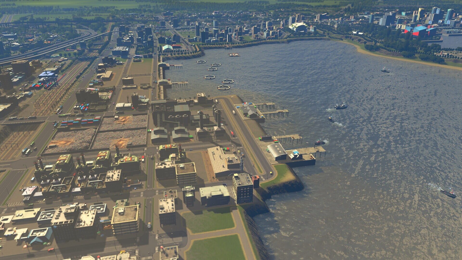 Cities: Skylines - Remastered: Sunset Harbor screenshot 3