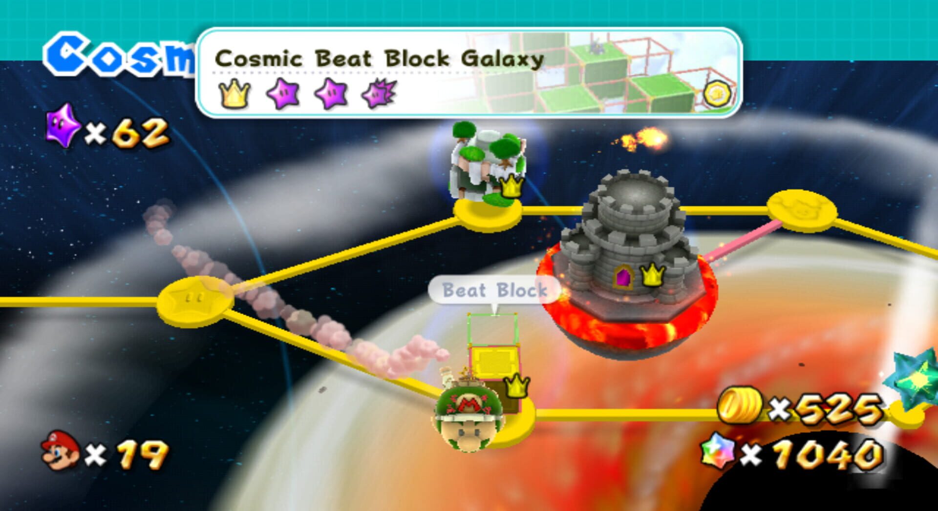 Super Mario Galaxy 2: Cosmic Clones Challenge screenshot 4