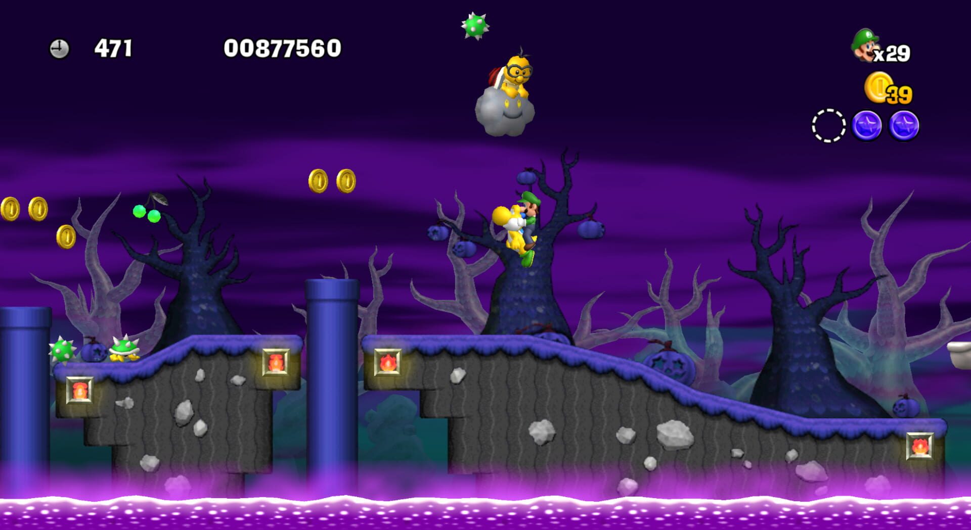 Newer Super Luigi Wii: Dark Moon - Reverse screenshot 1