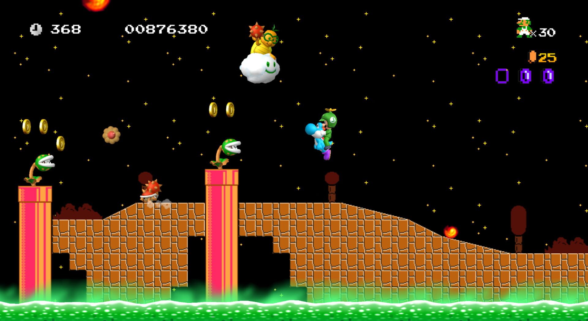 Newer Super Luigi Wii: Dark Moon - Reverse screenshot 2