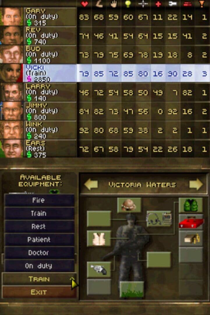 Jagged Alliance DS screenshot 5