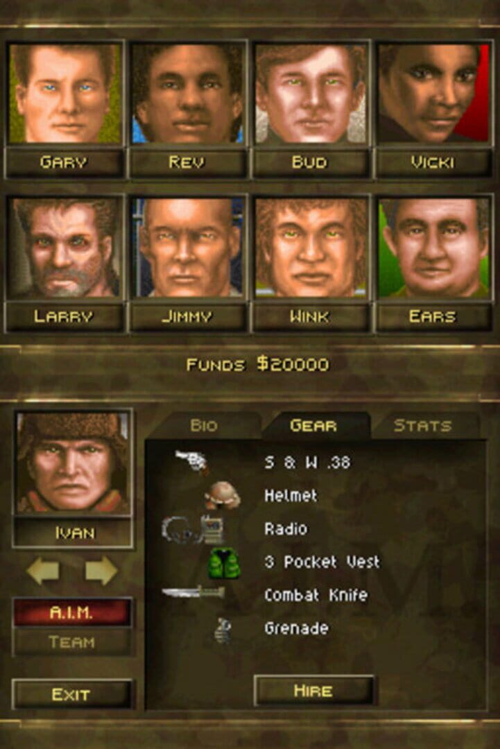 Jagged Alliance DS screenshot 8