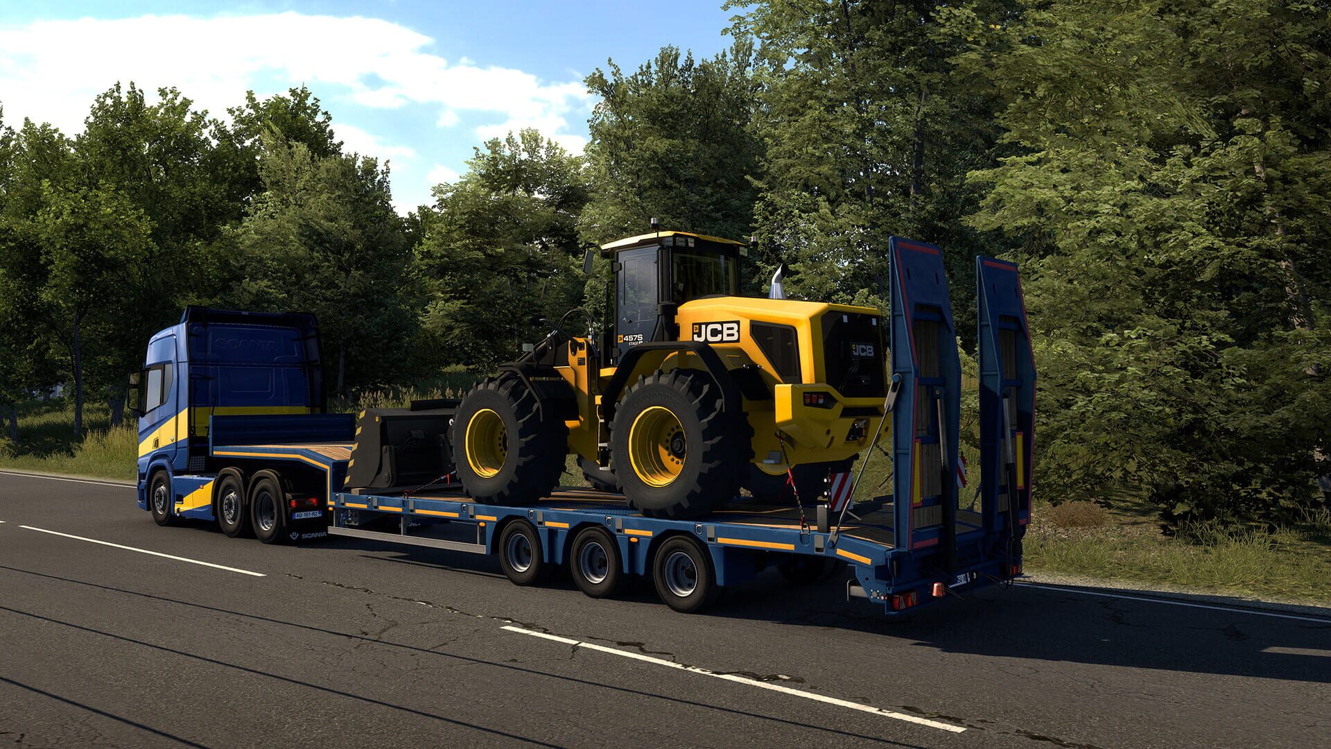 Euro Truck Simulator 2: JCB Equipment Pack screenshot 1
