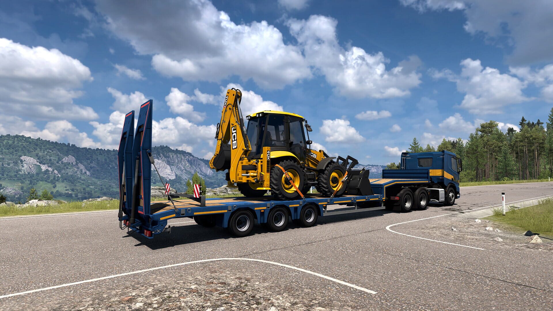 Euro Truck Simulator 2: JCB Equipment Pack screenshot 12