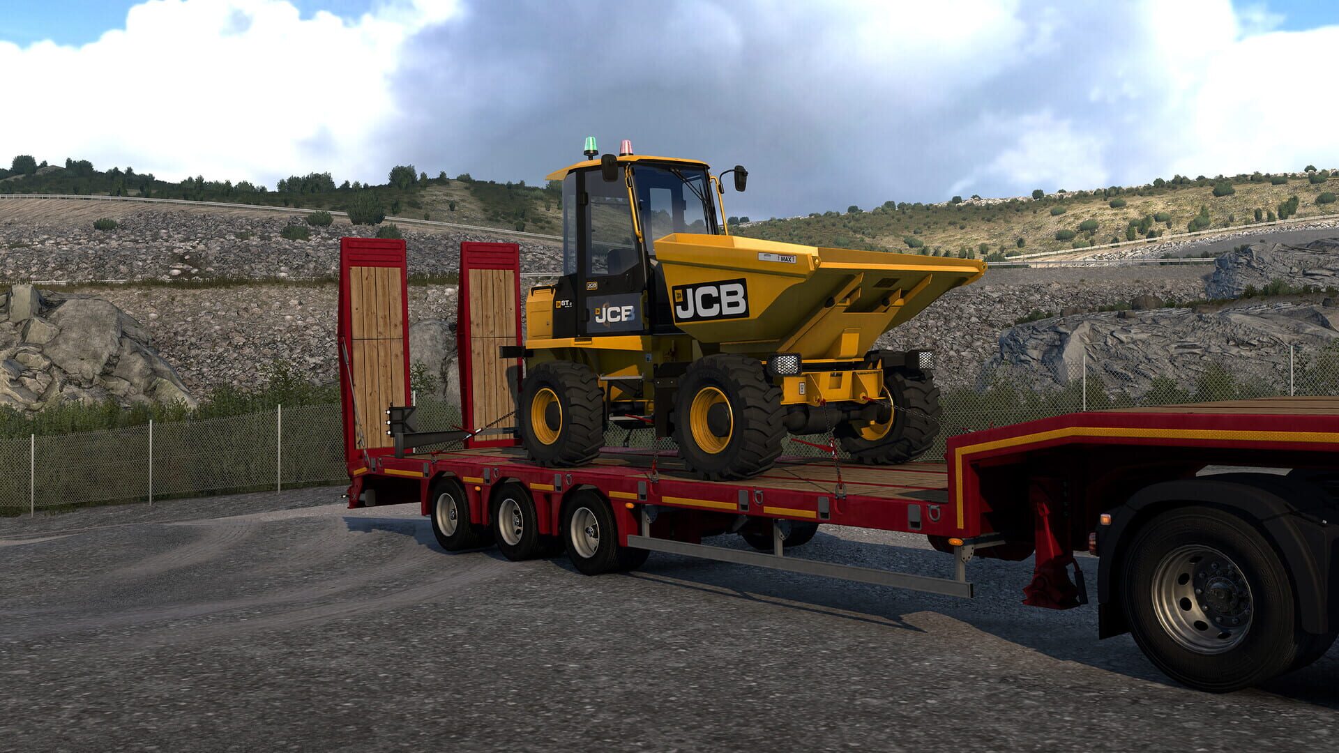 Euro Truck Simulator 2: JCB Equipment Pack screenshot 24