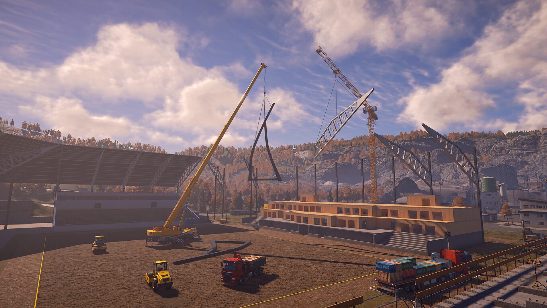 Construction Simulator: Stadium Expansion screenshot 1