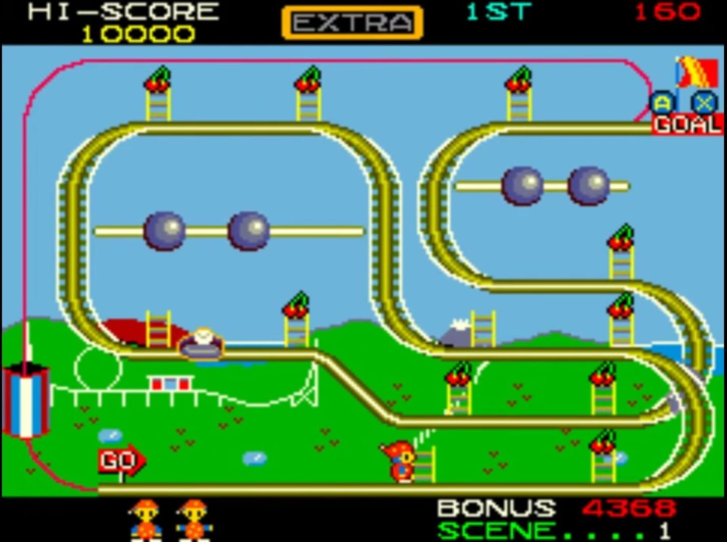 Mr. Do's Wild Ride screenshot 2
