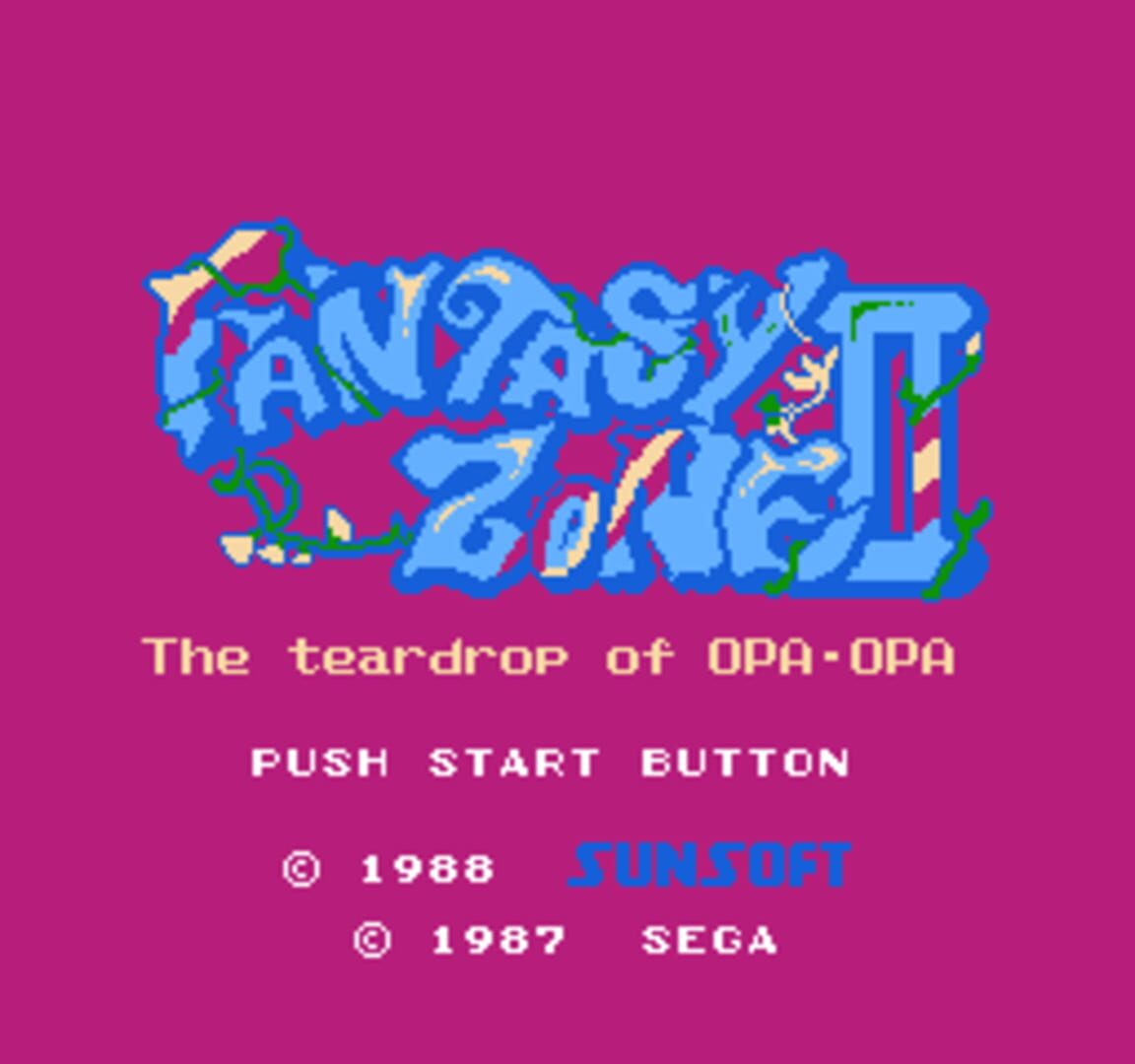 Fantasy Zone II: Opa-Opa no Namida screenshot 1
