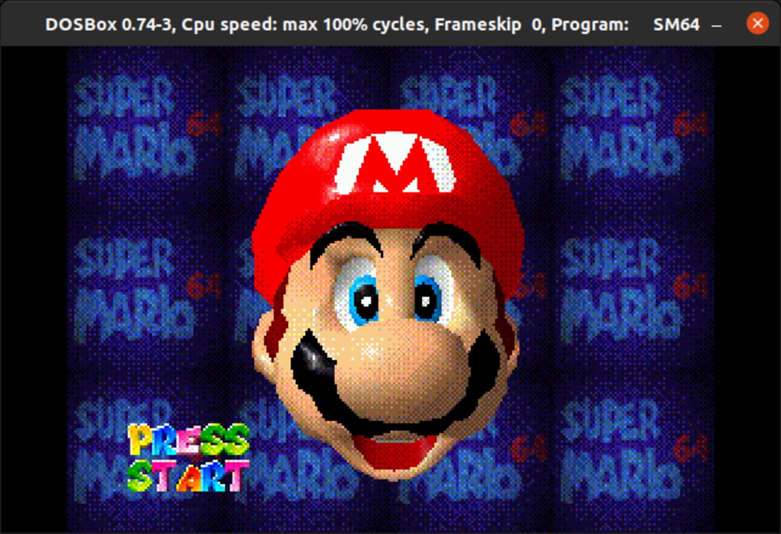 Super Mario 64 DOS Port screenshot 1