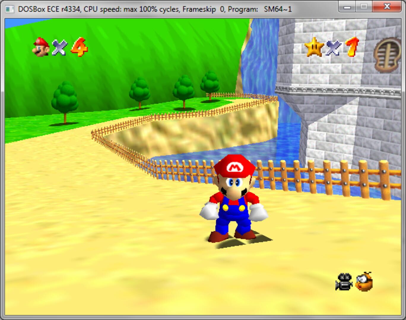 Super Mario 64 DOS Port screenshot 3