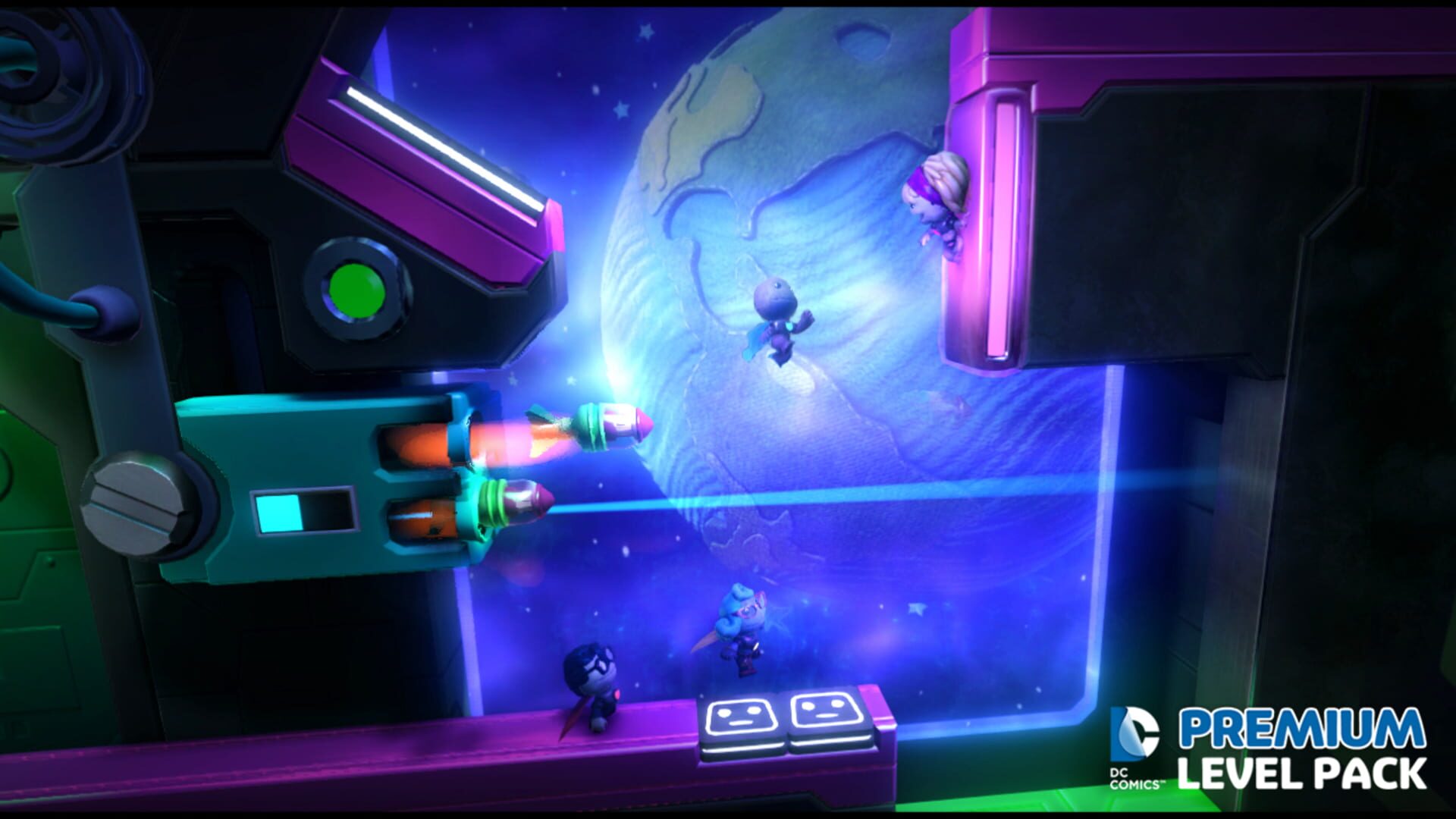 LittleBigPlanet 2: DC Comics Premium Level Pack screenshot 10