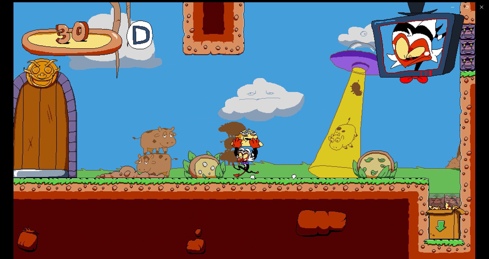 One Helluva Reskin for Pizza Tower screenshot 2