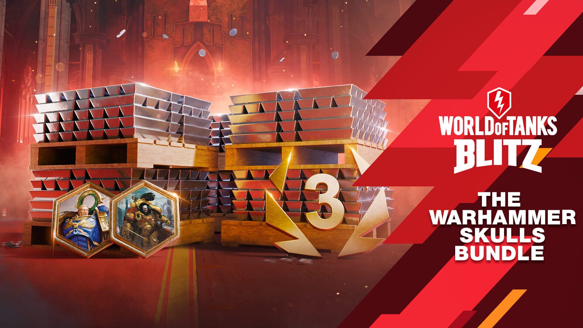 World of Tanks Blitz: Warhammer Skulls Free Pack screenshot 1